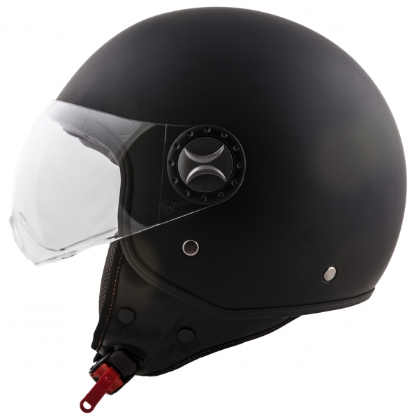 Helm VITO JET LORETO - schwarz-matt